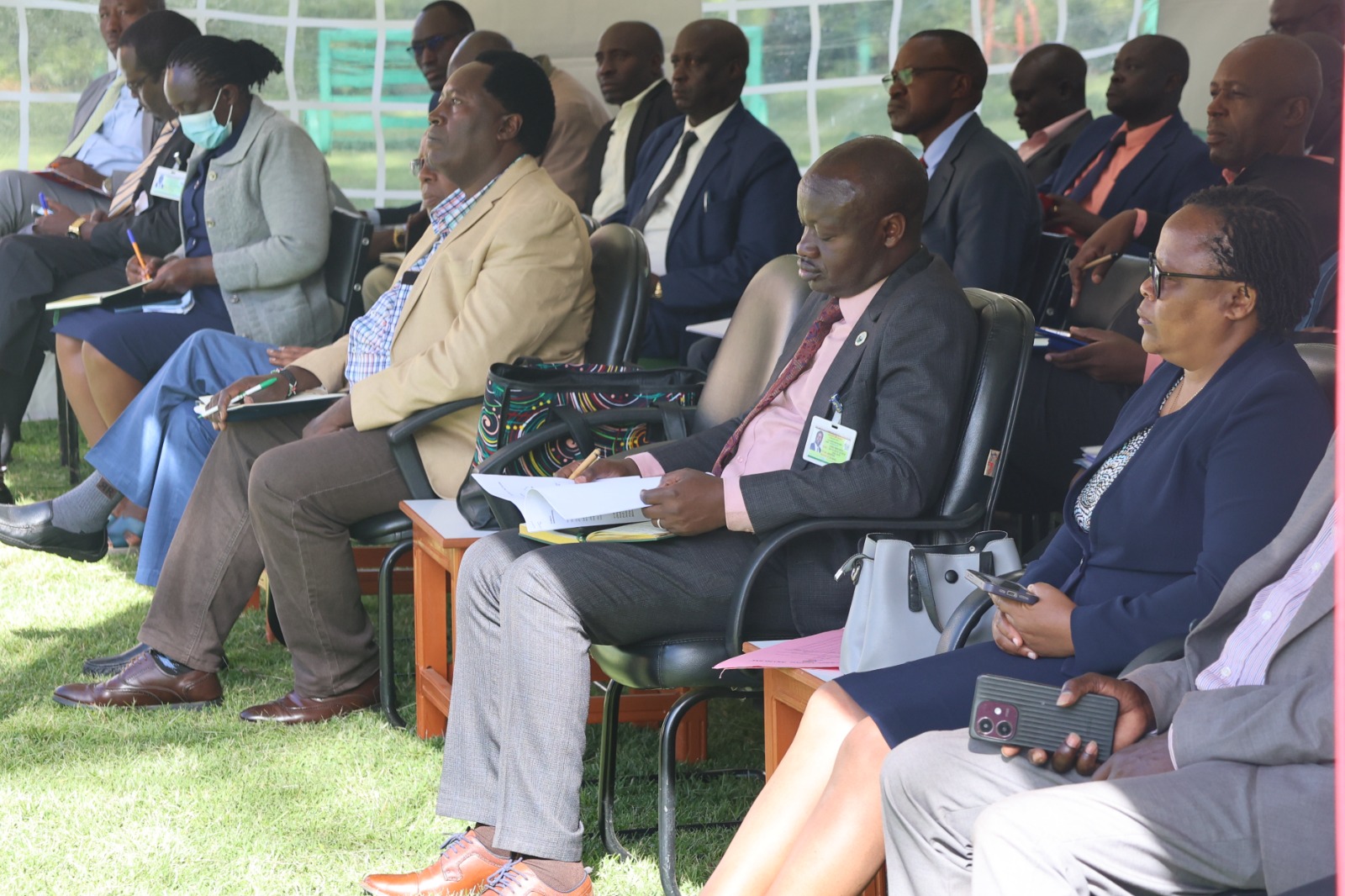 TodayToday 30/03/2026, The Chief Principal of Eldoret National Polytechnic Dr. Charles Koech, OGW, hosted the PSC, SDTVET, Chairpersons of GC/BOG and specialist in different skill areas from the North rift TVET institutions for a briefing preceeding interviews for the advertised by thr PSC.